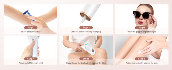 IPL Hair Removal Laser – 979900 Flashes, Dual Mode, Face & Body - Image 9