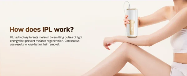 IPL Hair Removal Laser – ICE Cooling, 999900 Flashes, 3-in-1, Painless & Permanent - Image 9