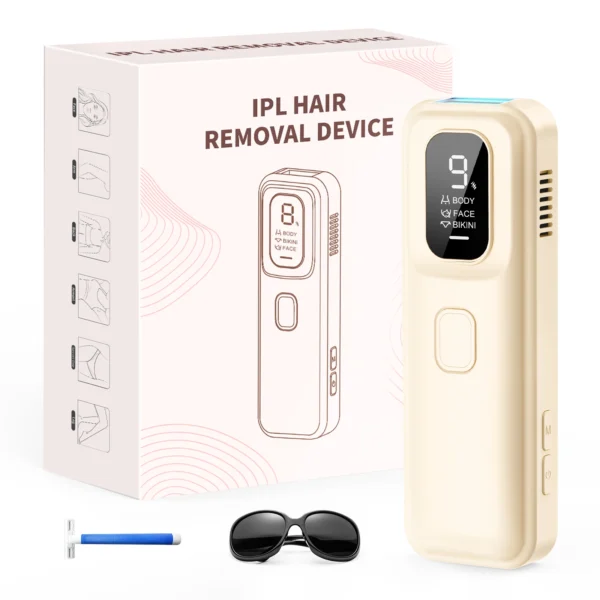 Home IPL Laser Hair Removal – 9 Levels, 3 Modes, Unlimited Flashes, Fast Results - Image 8