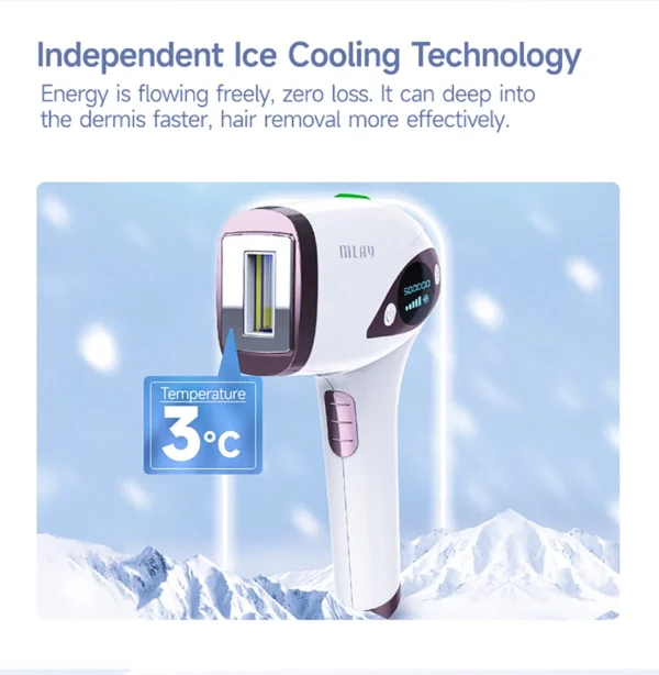 MLAY T4 IPL Hair Removal – Ice Cool, 500000 Shots, Face & Body Epilator - Image 8